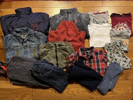 Set oblečení pro kluky - 15 ks, vel. 4-6 let, 104–116