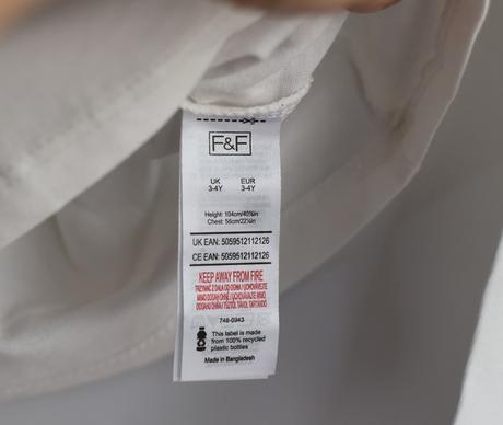 Tričko vel. 3 - 4 roky, f&f,104