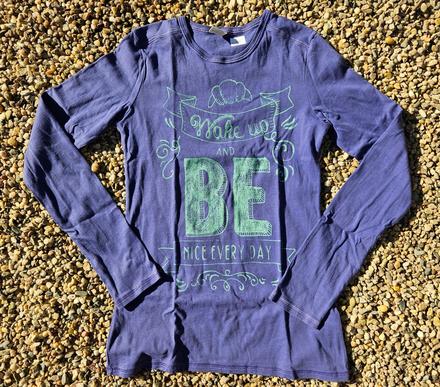 N61	dívčí triko s dl. rukávem benetton vel. 158, benetton,158