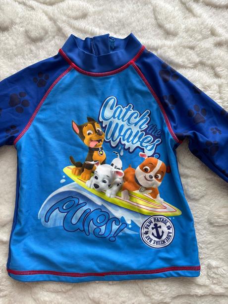 Triko plavecké paw patrol - v.18/24 měs., 92