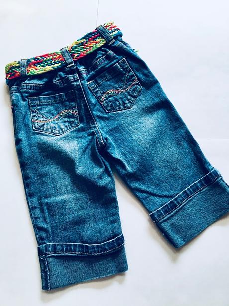 3/4 džíny s páskem -v.12/18 měs., early days,86