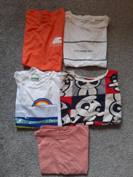 5x triko tričko trička set i jednotlivě 158/164, 158