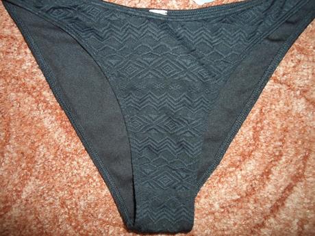 Černé plavkové kalhotky bikiny, new yorker,m