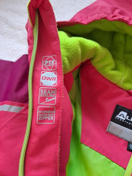 Lyžařská bunda alpine pro 128/134 ptx membrána, alpine pro,128