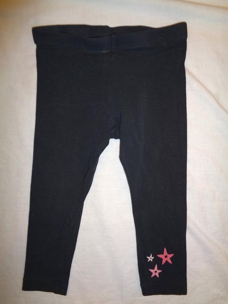 Šedé elastické legíny s hvězdami 86/92, lupilu,86