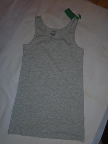Dlouhé tričko tílko minišaty h&m vel 170, h&m,164 / 170