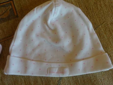 2x bavlněná čepička, vel. 62, h&m,62