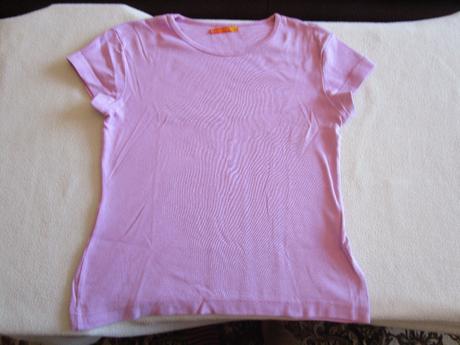 Pěkné sv. fialové bavl. tričko, vel. m, fishbone, fishbone,m