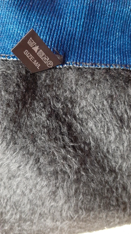 Zateplené legíny riflového vzhledu, m