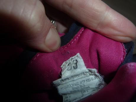 Turistické boty, nepromokavé, decathlon, 33