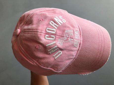 Next růžová kšiltovka čepice 7 let unicorns výšivk, next,122