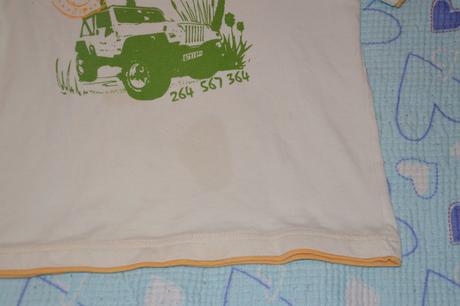 116 bílé tričko s potiskem, 116