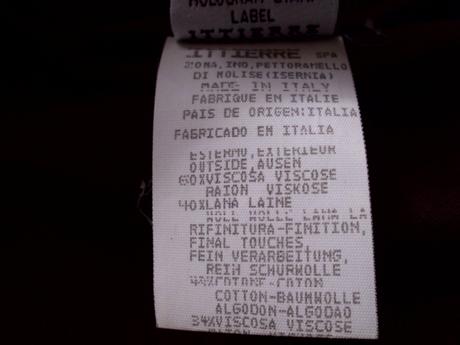 Tmavohnedé vlna, versace,l