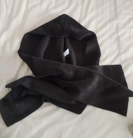 Šálo-kapuce heboučká a teplá, 