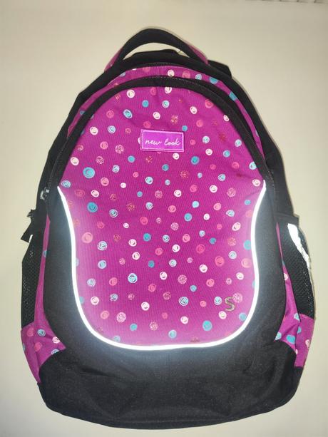 Školní batoh glitter stil, 