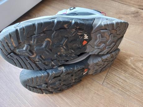 Nepromokavé turistické boty decathlon, 38