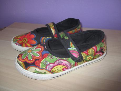 Látkové balerínky, miss fiori,28