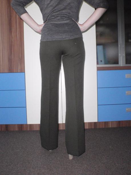 Kalhoty vel.38 khaki-tm. zelené, m