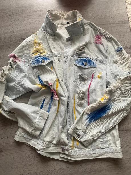 Krásná nová jeansová bunda velikost 44/xxl, 44 / xxl
