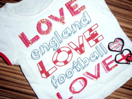 Luxusní tričko england pro vaše holčičky, george,92