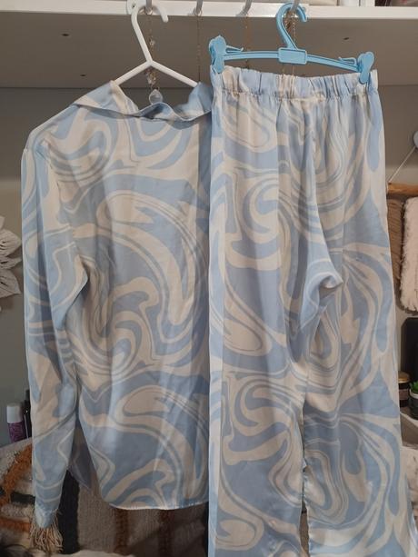 Saténové pyžamo h&m 158/164, xs, h&m,164