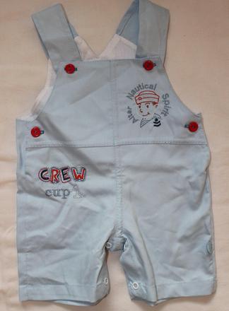 Ao93. plátěné laclové kraťasy s námořníkem, 62