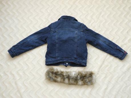Vyteplena dzinova bunda 122 h&m, h&m,122