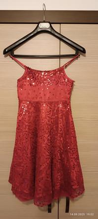 Dívčí šaty s flitry, marks & spencer,140