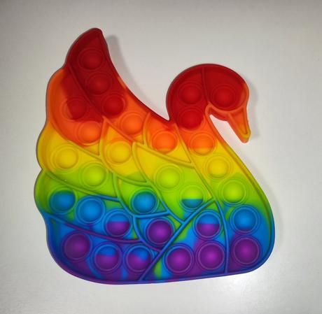 Pop it - duhová labuť, 