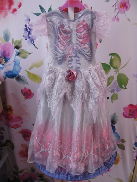 Karnevalový kostým - šaty smrtka,kostlivka, 