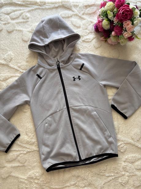 K12/ mikina šedá zn. under armour- v.6/7 let, under armour,122
