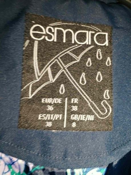Dámský nepromokavý kabát esmara vel.36, esmara,36