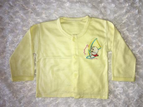 Žluté tričko/kabátek, 68