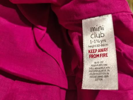 Sukně dívčí teplá kostková 80-86, miniclub,80 / 86