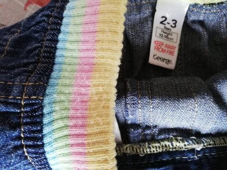 Sukýnka riflová vel. 2-3 roky., george,98