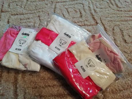 Nové kalhotky 2-4 roky-bavlna-3balení, 80