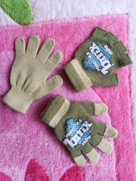 Dětské rukavice " 2v1" vel."3-5 let",