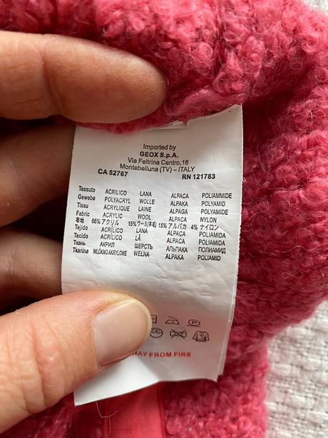 Geox respira vesta s vlnou a alpacou vel. 104/3-4r, geox,104