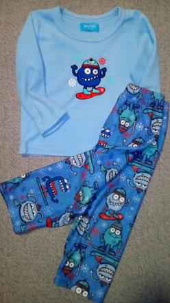 Fleecové pyžamo, primark,104