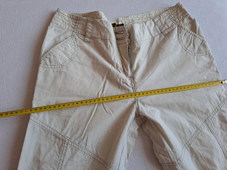 Plátěné tříčtvrteční kalhoty dámské maribo, vel. l, l