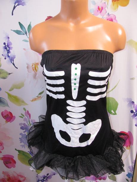 Karnevalové dívčí,dámské šaty kostlivka,