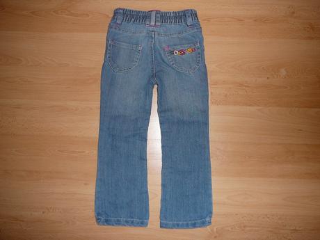 Krásné rifle s výšivkama kytiček, kiki&koko,98