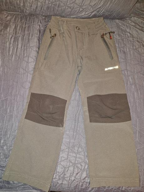 Lehké šedé kalhoty zn. alpinepro vel. 104, alpine pro,104