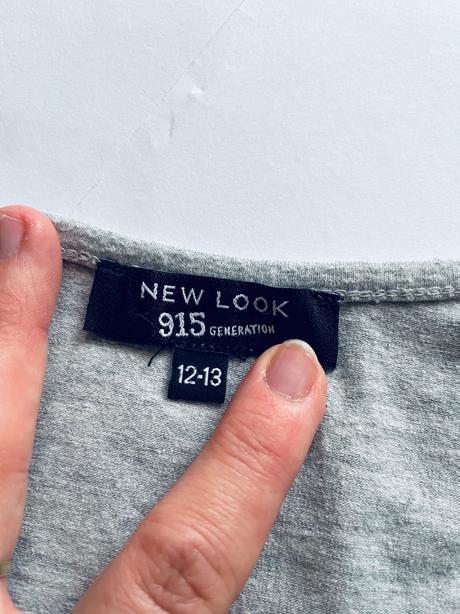 Triko crop top překřižené - v.158, new look,158