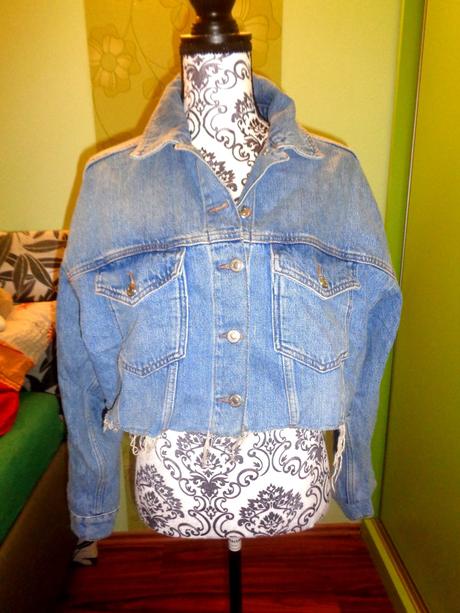 Moderní měkoučká riflová bunda, topshop,m