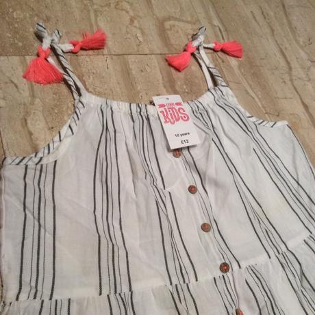 Bavlněné šaty s proužkem zn. matalan, matalan,140