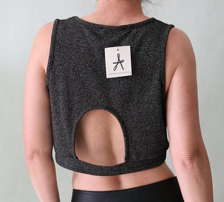 Nový lurexový crop-top atmosphere vel.44, atmosphere,44 / xxl