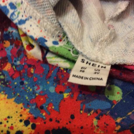 Mikina s barevnými cákanci, 98