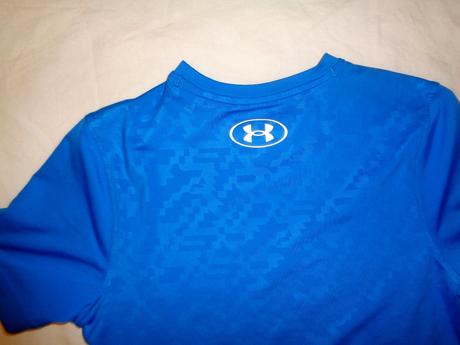 Modré funkční tričko 128/134, under armour,128