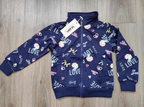 Dívčí slabá mikina 98,104,110,116,122,128, 98 - 128